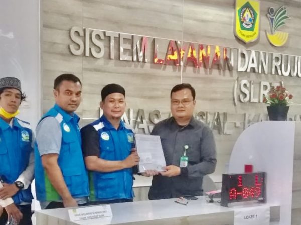 Penyerahan Berkas DINSOS Kab.Bogor