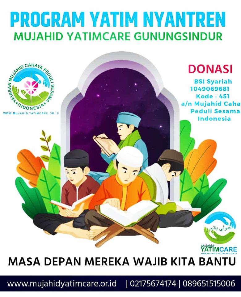 PENGINGAT SEDEKAH UNTUK SANTUNAN YATIM RUTIN SETIAP BULAN DOOR TO DOOR